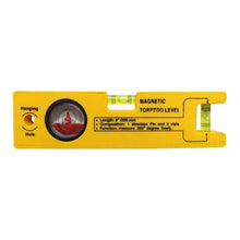 Load image into Gallery viewer, 429 8-inch Magnetic Torpedo Level with 1 Direction Pin, 2 Vials and 360 Degree View