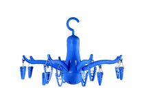 Load image into Gallery viewer, 229 -8-Claw Octopus Hanging Dryer 16 Clothes pegs, Simple to fold up and Put Away