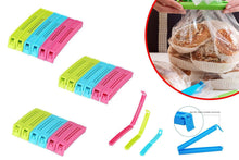 Load image into Gallery viewer, 105 Plastic Snack Bag Clip Sealer Set (18 Pcs, Multicolour)