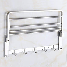 Load image into Gallery viewer, 314 Bathroom Accessories Stainless Steel Folding Towel Rack