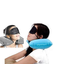 Load image into Gallery viewer, 505 -3-in-1 Air Travel Kit with Pillow, Ear Buds & Eye Mask