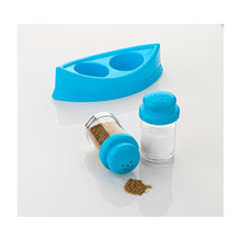 Load image into Gallery viewer, 148 Plastic Salt & Pepper Shakers/Masala Dabbi with Stand/Salt and Pepper Set for Dining Table