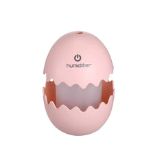 Load image into Gallery viewer, 393 Funny USB Mini Egg humidiier with Colorful Night Light egg tumbler Aroma Diffuser for Car Home Office Mist Maker egg air purifier LED Light