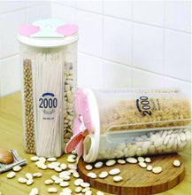 Load image into Gallery viewer, 766 Kitchen Storage - Transparent Sealed Cans/Jars/Storage Box 4 Section