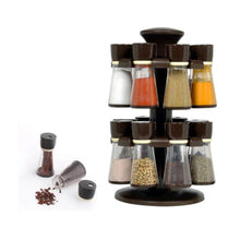 Load image into Gallery viewer, 103 Revolving Plastic Spice Rack Masala Organiser (16 Pcs)