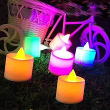 Load image into Gallery viewer, 241 Festival Decorative - LED Tealight Candles (Multi, 24 Pcs)