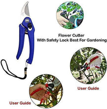 Load image into Gallery viewer, Your Brand Garden 21pc Super Combo-Hand Cultivator(Big 3pc+Small 3pc), Small Trowel (Big 3pc+Small 3pc), Garden Fork(Big 3pc+Small 3pc) , Garden Scissors Pruning Seeds & Reusable Mix Color Glove(2pc)