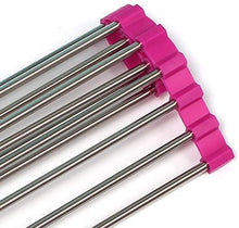 Load image into Gallery viewer, 2001_Stainless Steel Sink Folding Fruit Vegetable Drying Drain Rack Dish Drying Rack, Stainless Steel Roll-Up Over Sink Rack Kitchen Foldable Drying Drainer