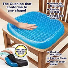 Load image into Gallery viewer, 219 Cushion Seat Flex Pillow, Gel Orthopedic Seat Cushion Pad (Egg Sitter)