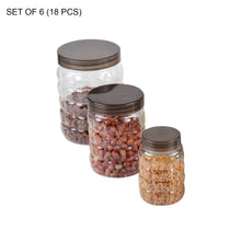 Load image into Gallery viewer, 598 3pcs Stone Jars Set (Big 1200ml, Medium 600ml & Small 250ml size)
