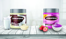 Load image into Gallery viewer, Chocotown Chocolate Spreads -Milk Spreads & Strawberry Spreads- 350 gm