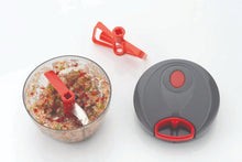 Load image into Gallery viewer, 0197 Manual 2 in 1 Compact & Powerful Hand Held Vegetable Chopper/Blender