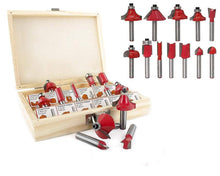 Load image into Gallery viewer, 406 -12/15pcs Milling Cutter Router Bit Set
