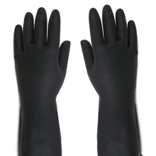 Load image into Gallery viewer, 673 - Heavy Reusable Rubber Hand Gloves (Black) - 1pc
