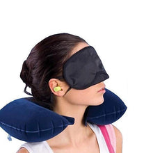 Load image into Gallery viewer, 505 -3-in-1 Air Travel Kit with Pillow, Ear Buds &amp; Eye Mask
