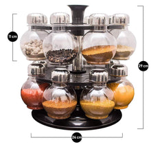 Load image into Gallery viewer, 069 Multipurpose Revolving Plastic Spice Rack Set (16pcs)
