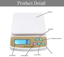 Load image into Gallery viewer, 869 Atom A122 Electronic Kitchen Digital Weighing Scale (SF-400A), White
