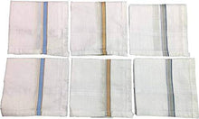 Load image into Gallery viewer, 595 Men&#39;s Cotton Handkerchief (White, 12 pcs)
