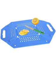 Load image into Gallery viewer, 704 -3 in 1 Fruit &amp; Vegetable Chopping Board Wash Folding Basket
