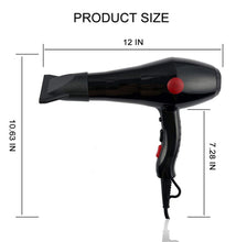 Load image into Gallery viewer, 386 2000 Watts Professional Hair Dryer 2800 (Black)
