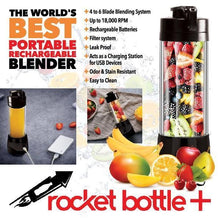 Load image into Gallery viewer, 167 Rechargeable Blender for Smoothie Protein Shaker (ROCKET BOTTLE+)
