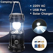Load image into Gallery viewer, 874 Rechargeable Camping Lantern LED Solar Emergency Light Bulb
