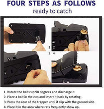 Load image into Gallery viewer, 211 Reusable Plastic Portable Rat Traps (Rat Snap Trap) - 1 pc

