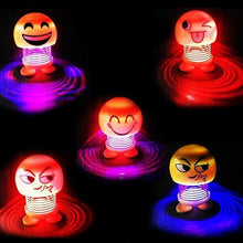 Load image into Gallery viewer, 603 Emoticon Figure Smiling Lighting Face Spring Doll
