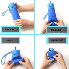 Load image into Gallery viewer, 326 Silicone Collapsible/Foldable Water Bottle
