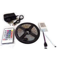 Load image into Gallery viewer, 216 Waterproof RGB Remote Control Color Changing LED Strip Light (5-Meter)

