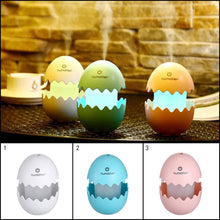 Load image into Gallery viewer, 393 Funny USB Mini Egg humidiier with Colorful Night Light egg tumbler Aroma Diffuser for Car Home Office Mist Maker egg air purifier LED Light
