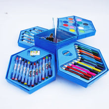 Load image into Gallery viewer, 859 46 Pcs Plastic Art Colour Set with Color Pencil, Crayons, Oil Pastel and Sketch Pens
