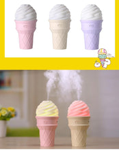 Load image into Gallery viewer, 396 Ice cream Humidifier Mini Ultrasonic Humidifiers Led Night Light Aroma Essential Oil Diffuser USB Fogger Car Air freshener
