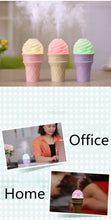 Load image into Gallery viewer, 396 Ice cream Humidifier Mini Ultrasonic Humidifiers Led Night Light Aroma Essential Oil Diffuser USB Fogger Car Air freshener
