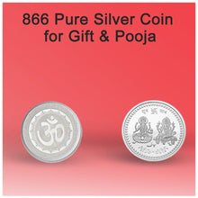 Load image into Gallery viewer, 866 Silver color Coin for Gift &amp; Pooja (Not silver metal)
