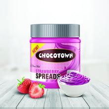 Load image into Gallery viewer, Chocotown Chocolate Spreads - Cocoa Spreads, Milk Spreads &amp; Strawberry Spreads- 350 gm

