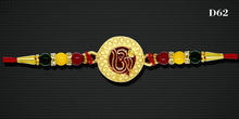 Load image into Gallery viewer, Rakshabandhan -Designer Color Rakhi (Rakhi_D16) Gold Colour Rakhi

